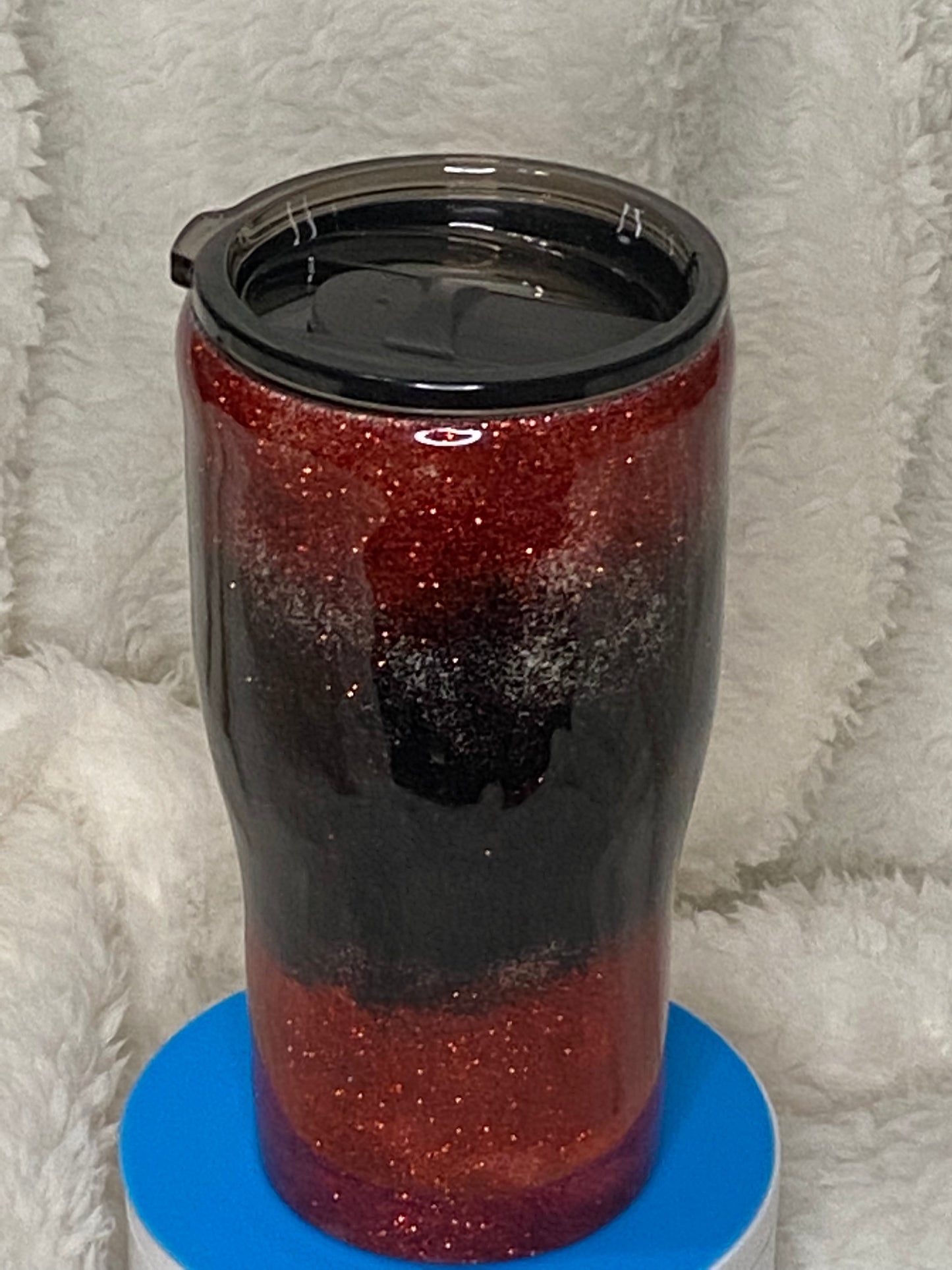 20 oz Curved Running on Coffee & Jesus Tumbler
