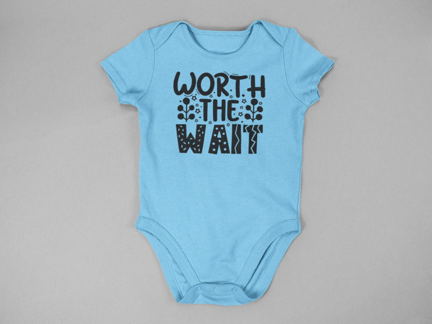 worth the wait onesie