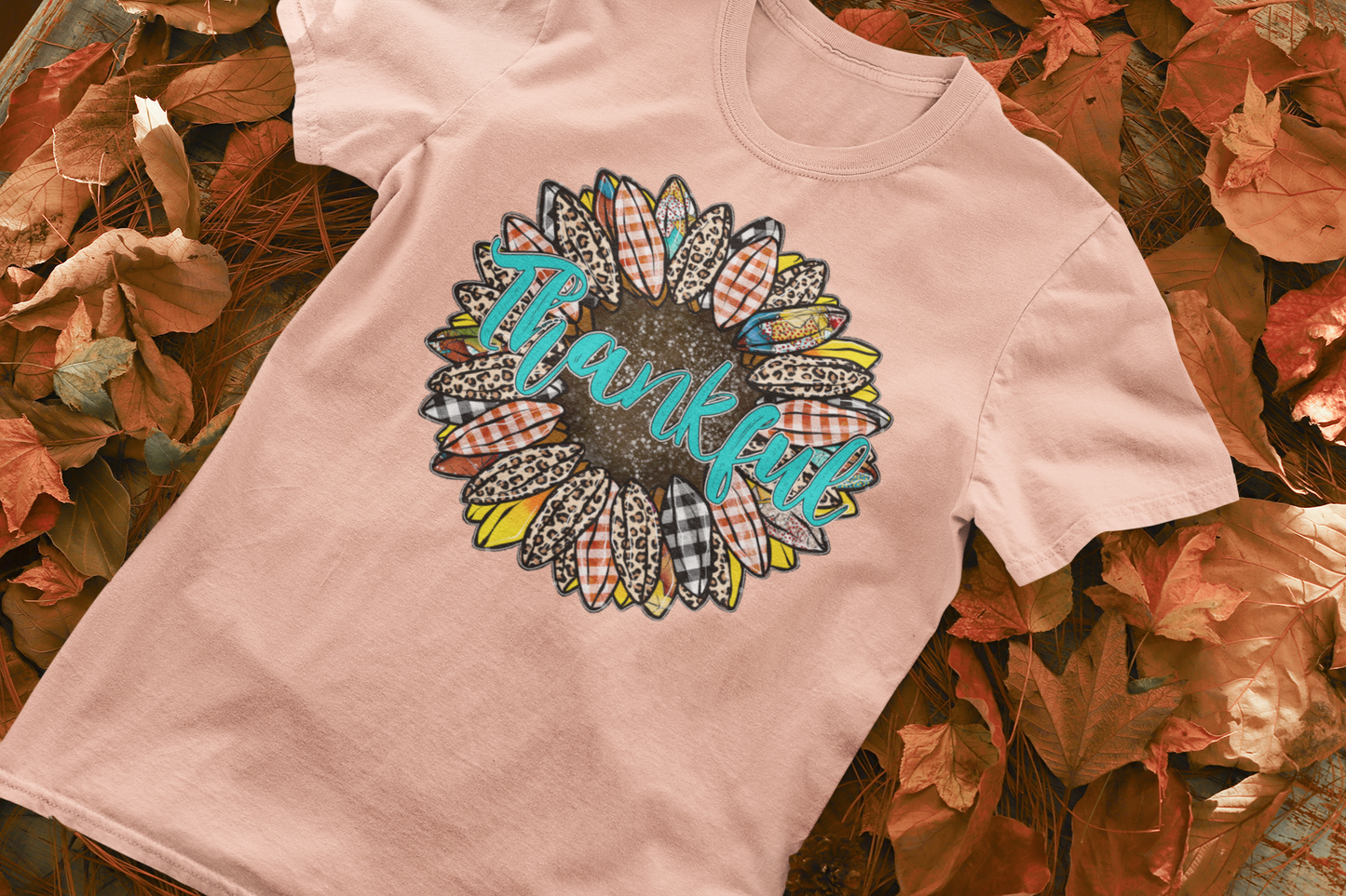 Thankful Sunflower Fall T-shirt