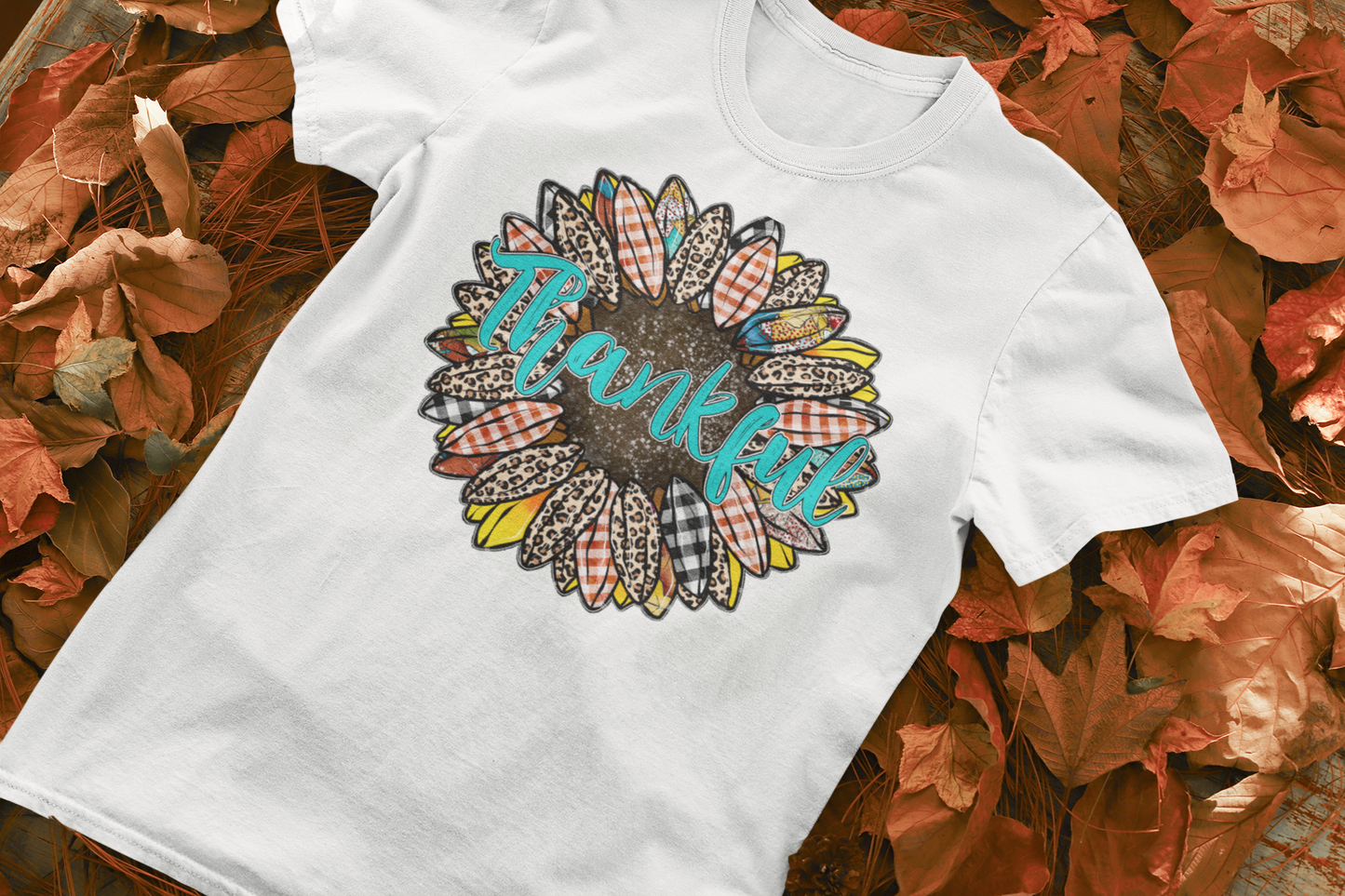 Thankful Sunflower Fall T-shirt