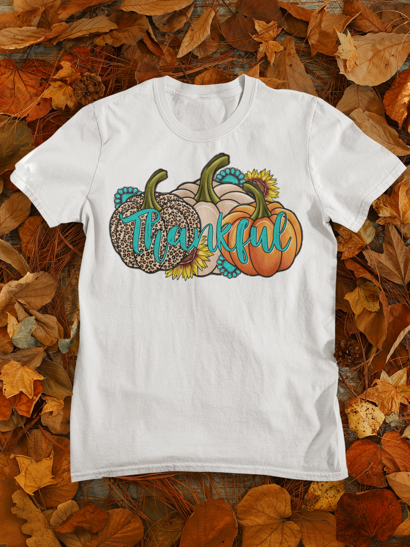 Thankful Pumpkin Fall T-shirt