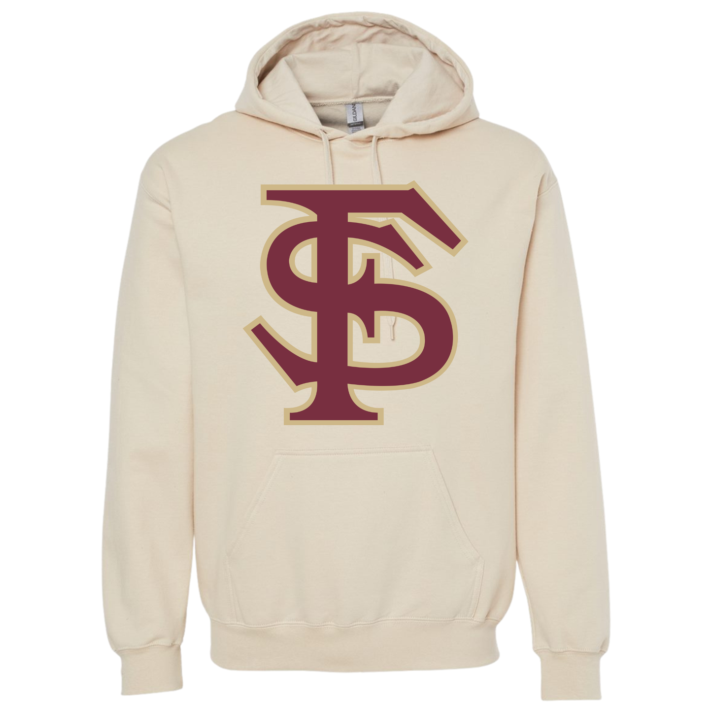 College Inspired Hoodie FSU Logo