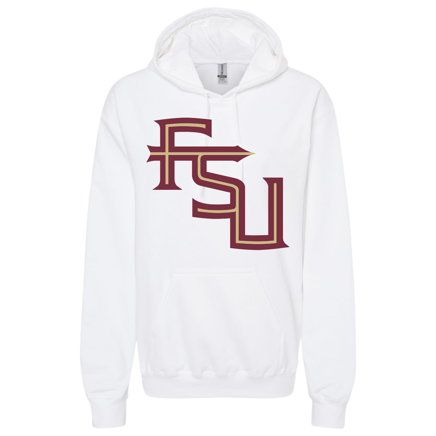 College Inspired Hoodie FSU Letters