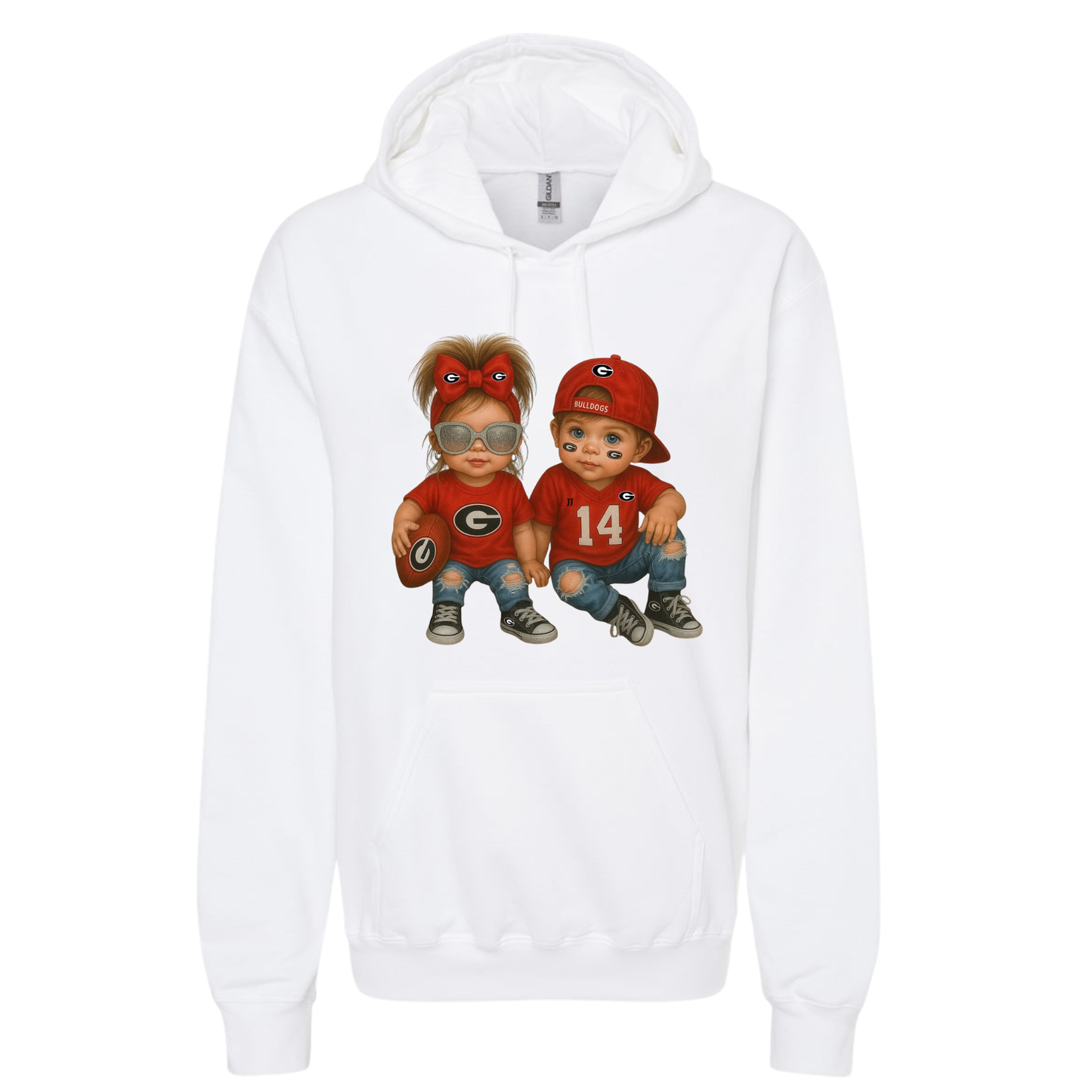 College Inspired Hoodie GA Kids