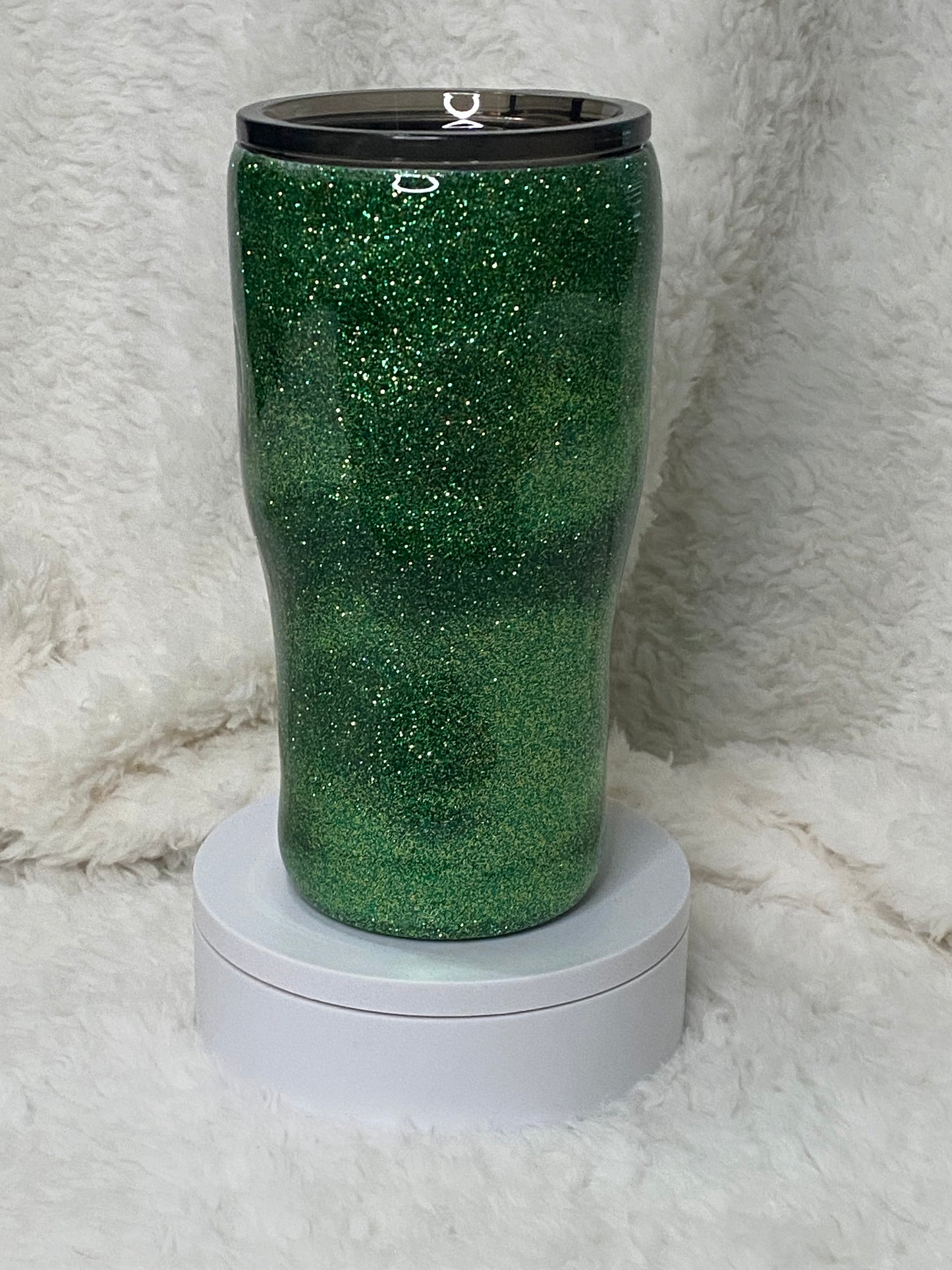 20 oz Curved  Grinch Inspired Tumbler