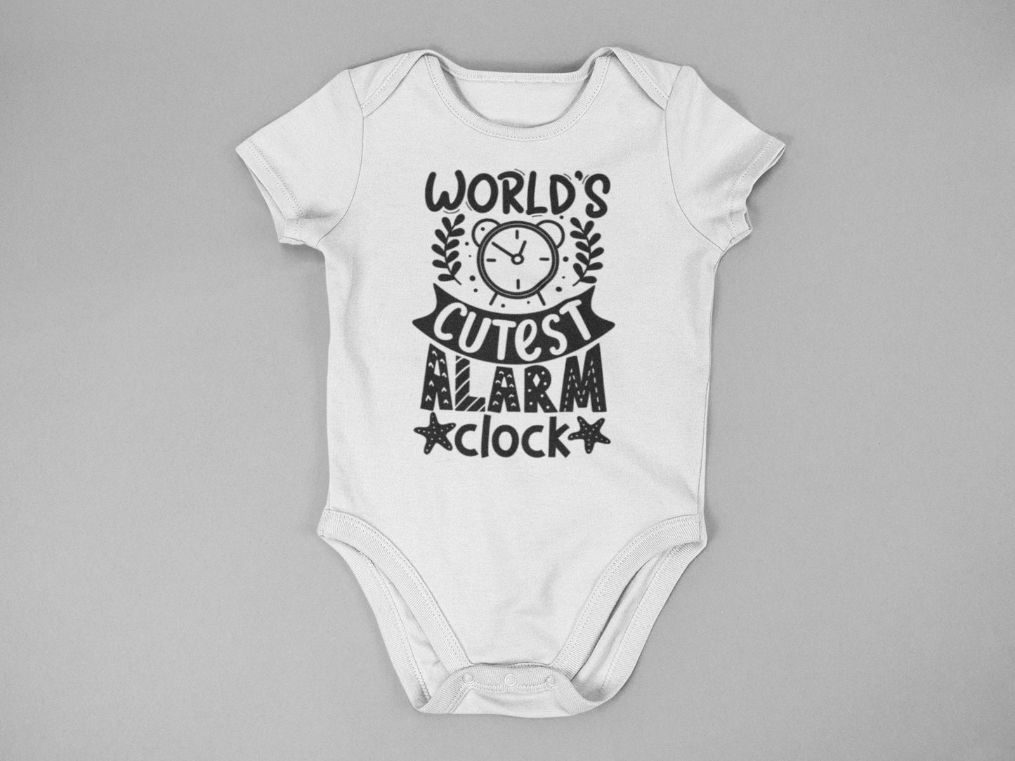 World's Cutest Alarm Clock   onesie